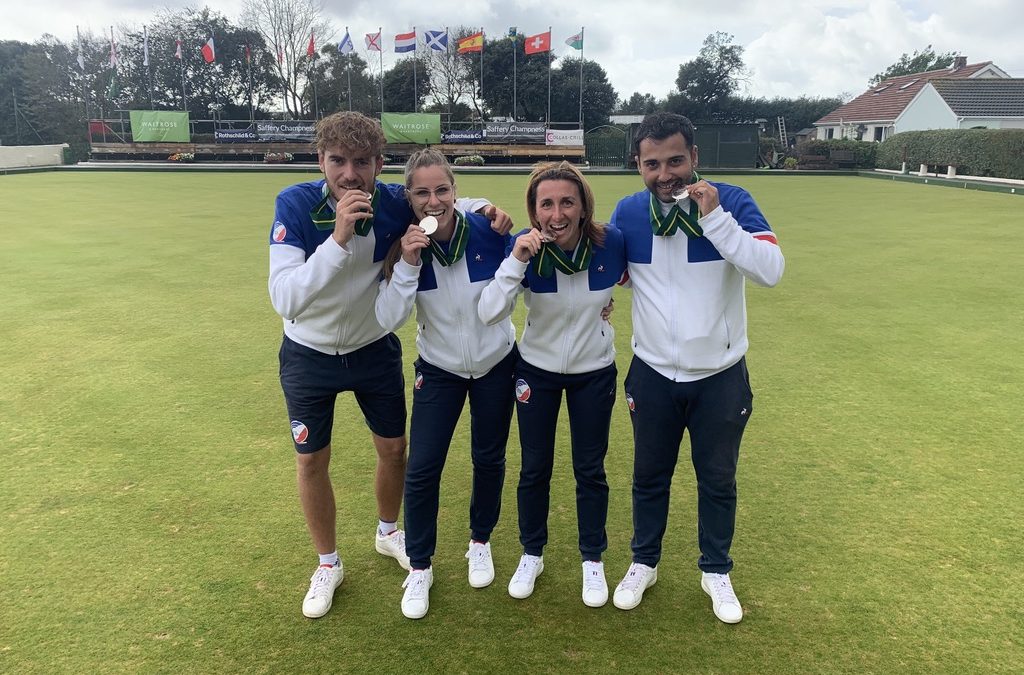 France wins silver medal at Lawn Bowls European Championship!